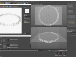 circle square truss - full diameter 600cm 3D Model