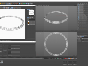 circle square truss - full diameter 600cm Modèle 3D