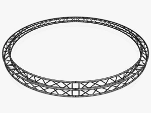 circle square truss - full diameter 600cm 3D Model