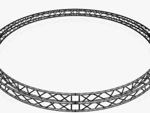circle square truss - full diameter 600cm 3D Model