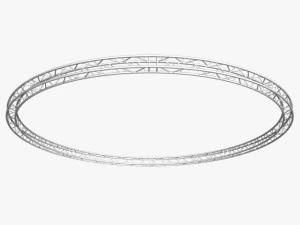 circle square truss - full diameter 800cm 3D Model