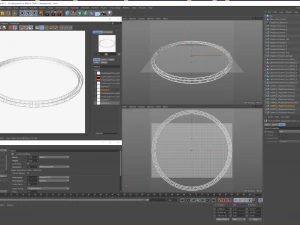 circle square truss - full diameter 800cm 3D Model