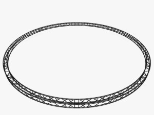 circle square truss - full diameter 1000cm 3D Модель