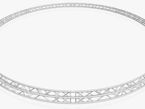 circle square truss - full diameter 1000cm 3D Модель