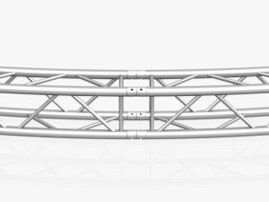 circle square truss - full diameter 1000cm 3D Модель