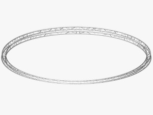 circle square truss - full diameter 1000cm 3D Модель
