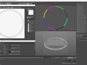 circle square truss - full diameter 1000cm 3D Модель
