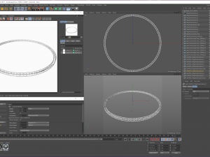circle square truss - full diameter 1000cm 3D Модель