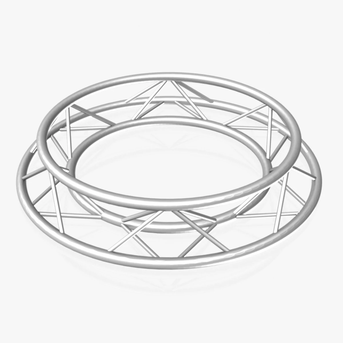 circle triangular truss - full diameter 150cm 3D Model .c4d .max .obj .3ds .fbx .stl .blend 