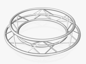 circle triangular truss - full diameter 150cm 3D 模型
