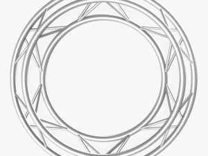 circle triangular truss - full diameter 150cm 3D Model