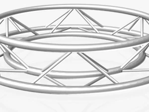circle triangular truss - full diameter 150cm 3D Model