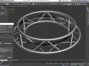 circle triangular truss - full diameter 150cm Modelo 3D
