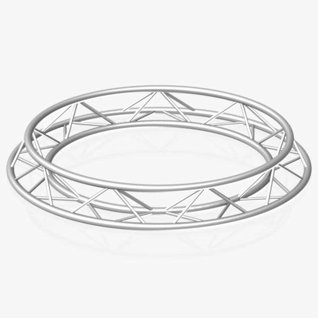 circle triangular truss - full diameter 200cm 3D मॉडल .c4d .max .obj .3ds .fbx .stl .blend 