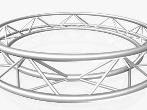 circle triangular truss - full diameter 200cm 3D मॉडल