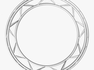 circle triangular truss - full diameter 200cm 3D मॉडल