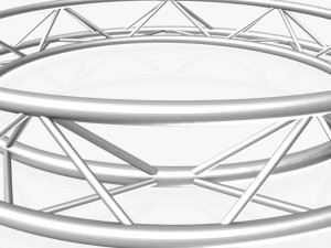 circle triangular truss - full diameter 200cm 3D मॉडल