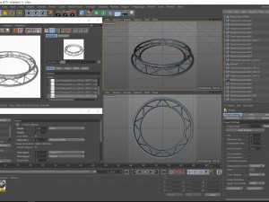 circle triangular truss - full diameter 200cm 3D मॉडल