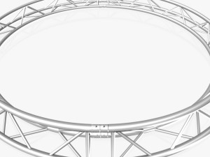 circle triangular truss - full diameter 300cm 3D 模型