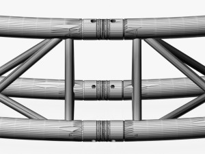 circle triangular truss - full diameter 300cm 3D 模型