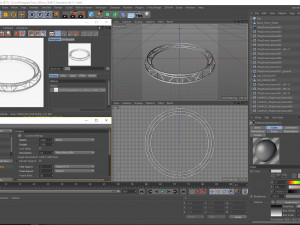 circle triangular truss - full diameter 300cm 3D 模型
