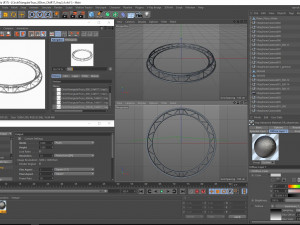 circle triangular truss - full diameter 300cm 3D 模型