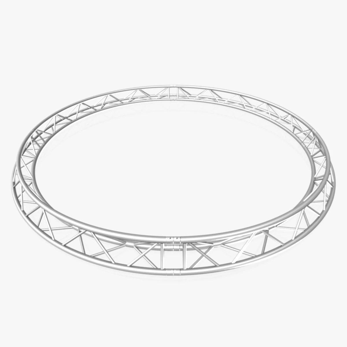 circle triangular truss - full diameter 400cm 3D Model .c4d .max .obj .3ds .fbx .stl .blend 