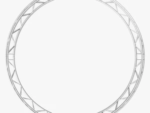 circle triangular truss - full diameter 400cm 3D Model