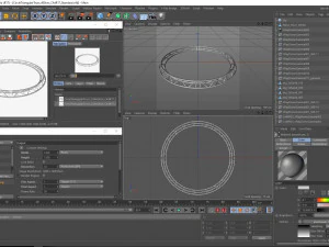 circle triangular truss - full diameter 400cm 3D Model