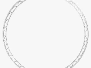 circle triangular truss - full diameter 600cm Model 3D