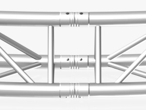 circle triangular truss - full diameter 600cm Model 3D