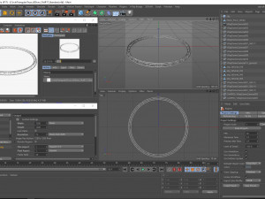 circle triangular truss - full diameter 600cm Model 3D