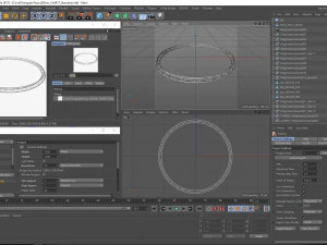 circle triangular truss - full diameter 600cm 3D Model