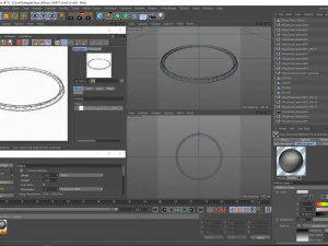 circle triangular truss - full diameter 600cm 3D Model