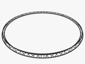 circle triangular truss - full diameter 800cm Modèle 3D