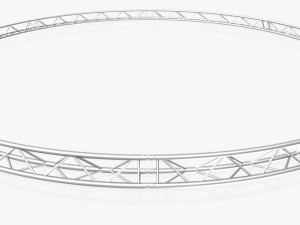 circle triangular truss - full diameter 800cm Modèle 3D
