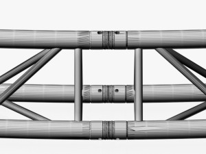 circle triangular truss - full diameter 800cm Modèle 3D