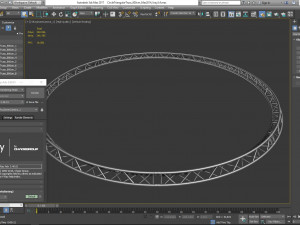 circle triangular truss - full diameter 800cm Modèle 3D