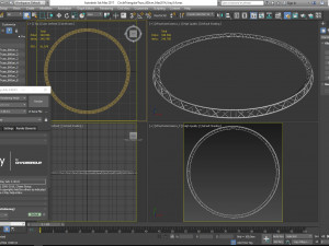 circle triangular truss - full diameter 800cm Modèle 3D