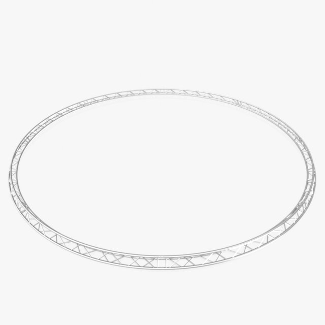 circle triangular truss - full diameter 1000cm 3D 모델 .c4d .max .obj .3ds .fbx .stl .blend 