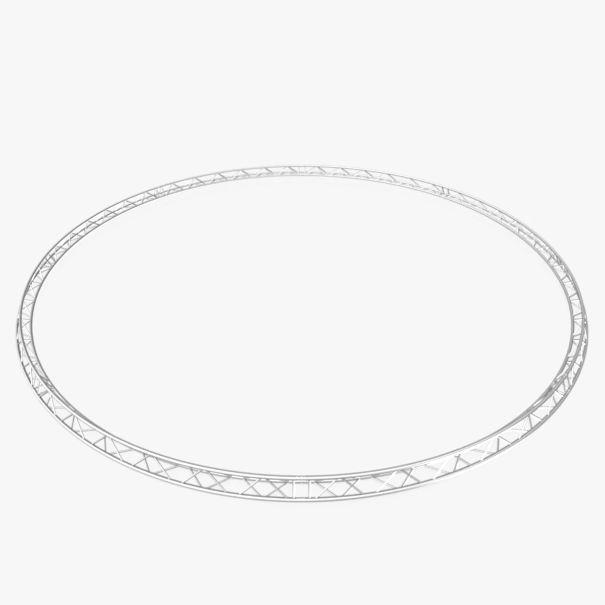 circle triangular truss - full diameter 1000cm 3D Model .c4d .max .obj .3ds .fbx .stl .blend