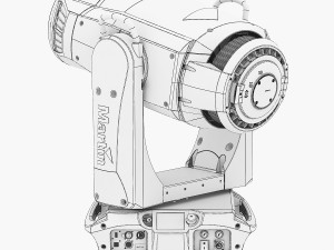 stage light 3 Model 3D