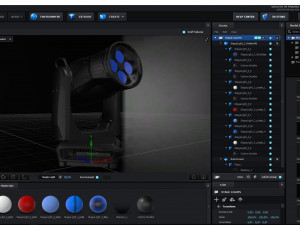 stage light 3 Model 3D