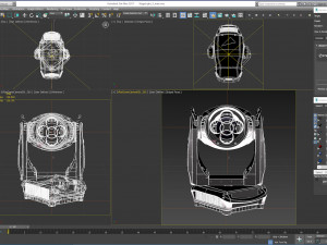 stage light 3 Model 3D