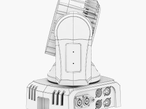 luz de palco 4 Modelo 3D