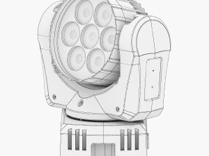 luz de palco 4 Modelo 3D