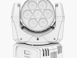 stage light 4 Modelo 3D