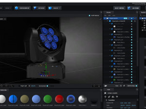 stage light 4 Modelo 3D