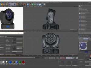 stage light 4 Modelo 3D