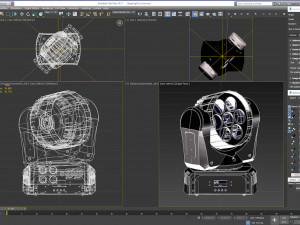 stage light 4 Modelo 3D